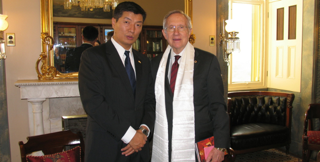 Sikyong Meets With U S Senate Majority Leader Harry Reid