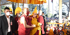 His Holiness the Dalai Lama’s Jataka Tales Teaching at Tibetan Main Temple
