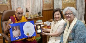 His Holiness the  Dalai Lama Receives the Ramon Magsaysay Award In Person