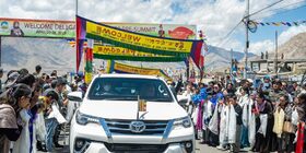 His Holiness the Dalai Lama’s Arrival in Leh, Ladakh 2023