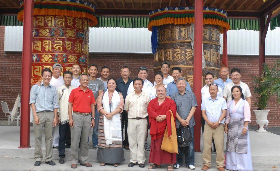Kalon Dolma Gyari during her visit to Gangchen Choedheling Center in Toronto, Canada