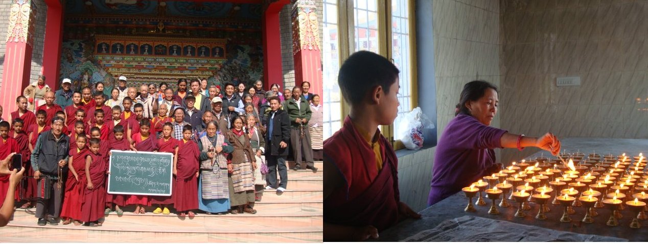 Tibetans in Chauntra settlement in northern India at a special service to mourn tragic self-immolations by Tibetans against the Chinese rule in Tibet, on 9 November 2012/Photo/TSO