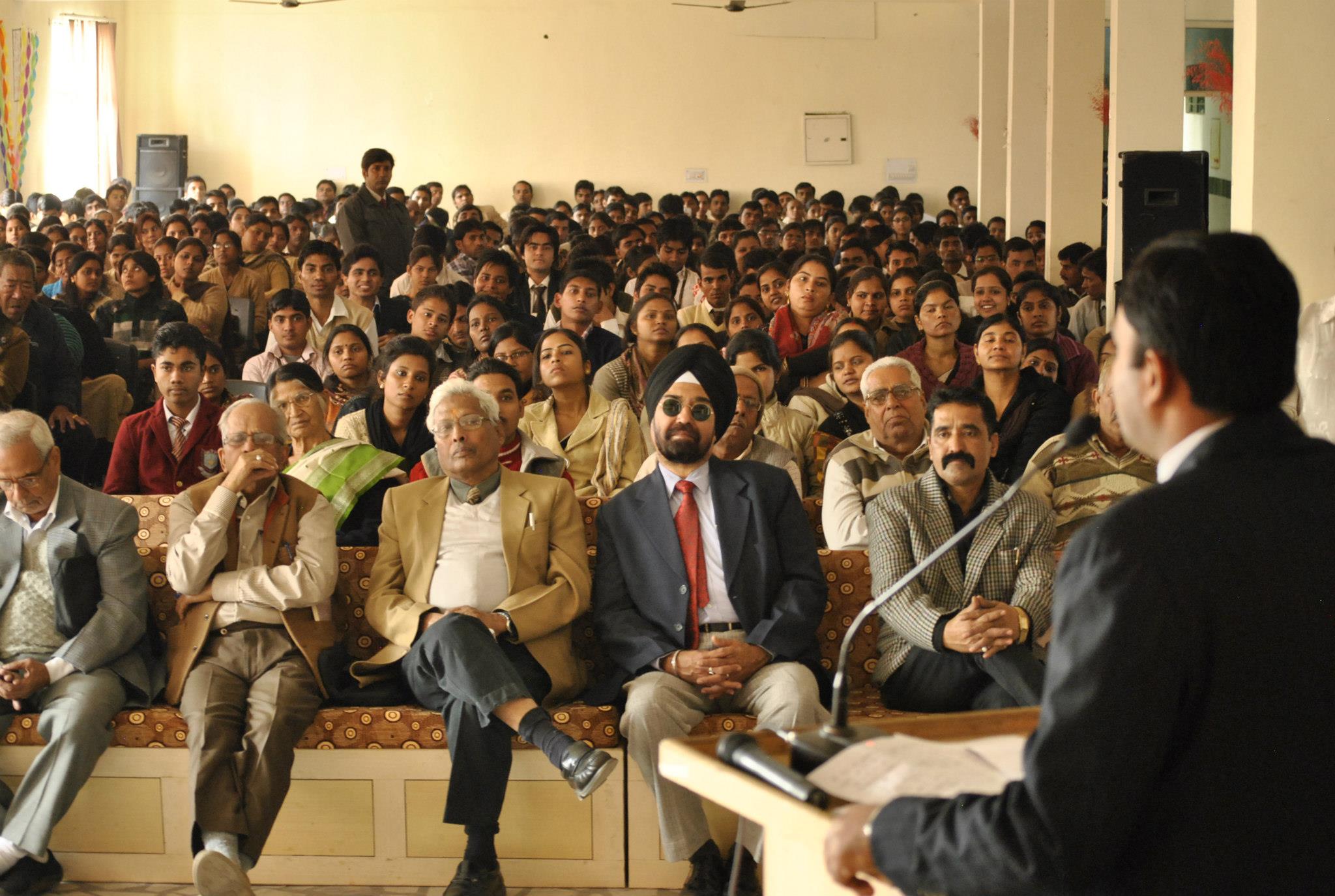 Members of the audience during the seminar on the issue of Tibet in Meerut, India, on 10 December 2012