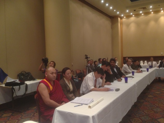 Tibetan delegates at the Sino-Tibetan Dialogue Conference in Sydney