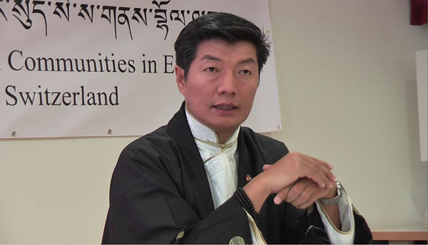 Sikyong Dr. Lobsang Sangay addressing the Conference of the Presidents of the Tibetan Communities in Europe held in Boldern, Switzerland