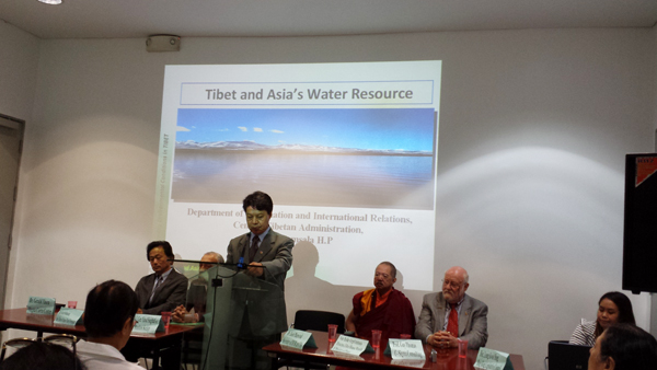 DIIR Secretary Tashi Phuntsok making his presentation