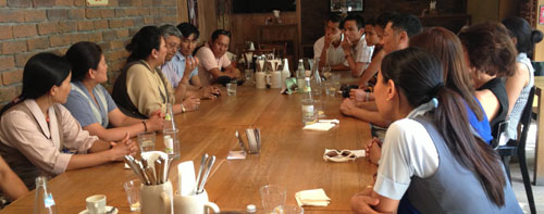 Kalon Gyari Dolma introducing SISTER SHICHAK project to the members of Tibetan community in Bolzano, South Tyrol - Italy
