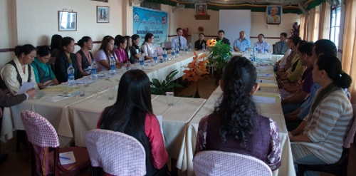 Helath Kalon Dr Tsering Wangchuk at the workshop.