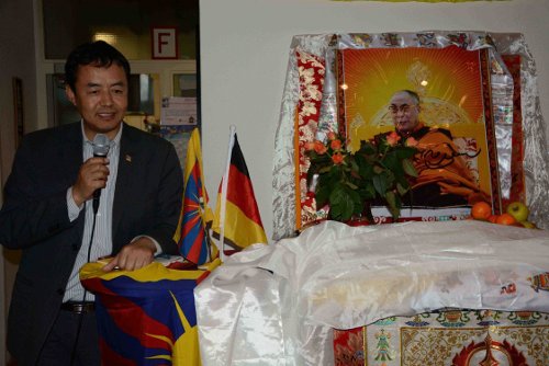 Health Kalon Tsering Wangchuk at the Nobel peace Prize celebration.