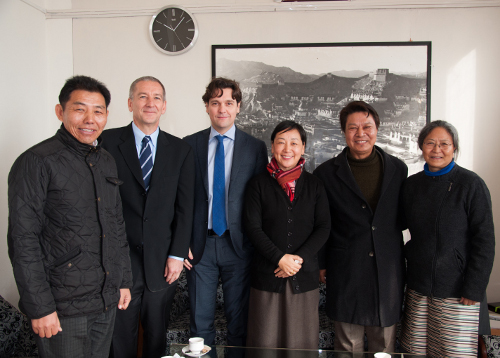 The ICT delegation with kalon Dicki Chhoyang and Secretaries of DIIR.