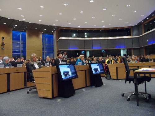 Members of European Parliament (MEPs) at the 100th Tibet Intergroup Meeting.