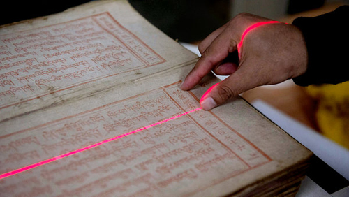 A New Resource for Buddhist Scholars The Tibetan Buddhist Resource Center opened its library, with 12,000 works, at the Southwest University for Nationalities in Chengdu, China, in October. Archivists plan to scan the texts digitally/Gilles Sabrie for The New York Times