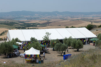 A view of the future site for Lhungtok Choekorling Monastery in Pomaia, Tuscany, Italy on June 13, 2014. Photo/FilmPRO
