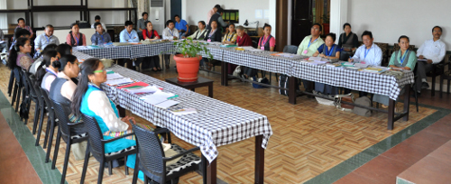 Primary teachers participating in the first batch of workshop, 3 June 2014.