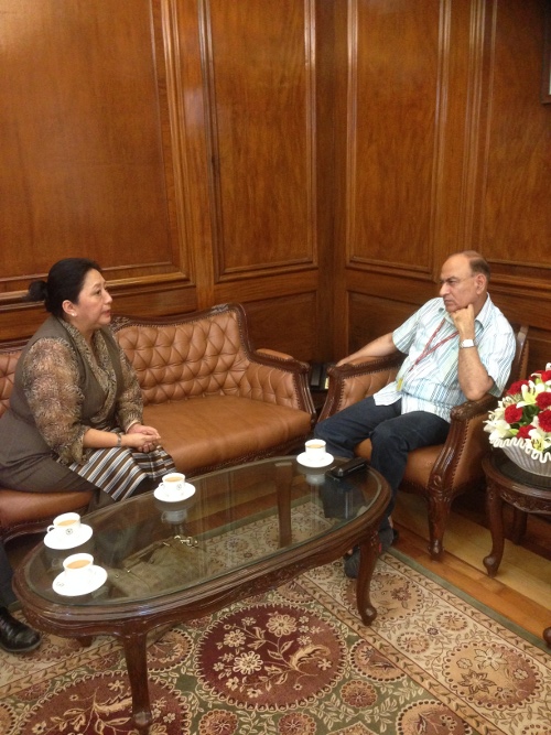 Home Kalon with Mr. Anil Goswami Secretary of Ministry of Home, Govt. of India