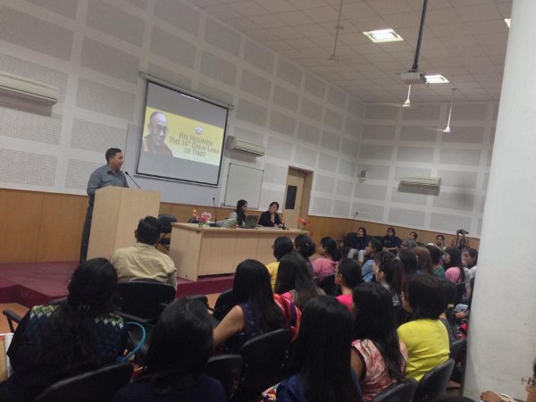 Mr. Jigme Tsultrim speaking at the programme.