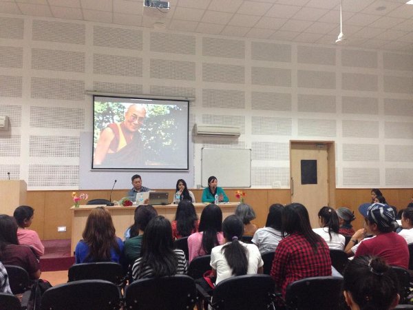 From Left: Mr. Jigme Tsultrim from ITCO, Ms. Rashi Jauhri from SFT (India) and Ms. Sonam Yangtso at the program.