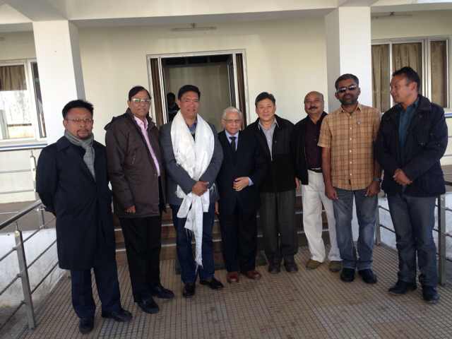 Secretary Sonam Norbu Dagpo and the Core Group for Tibetan cause with Mr. Pema Khandu, Arunachal Pradesh.