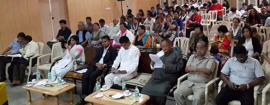 Tibetans in Bangalore marked the occasion at the Tibetan youth hostel, organised by the Chief Representative's office.
