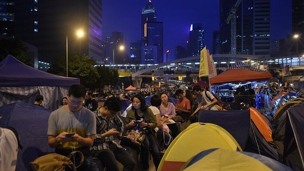 Demonstrations over the election of Hong Kong's chief executive in 2017 have taken place for two months