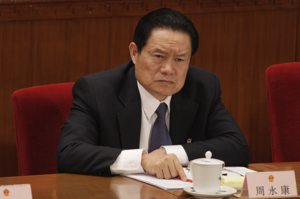 China’s former Politburo Standing Committee Member Zhou Yongkang attends the closing ceremony of the National People’s Congress (NPC) at the Great Hall of the People in Beijing March 14, 2012. Credit: Reuters/Jason Lee