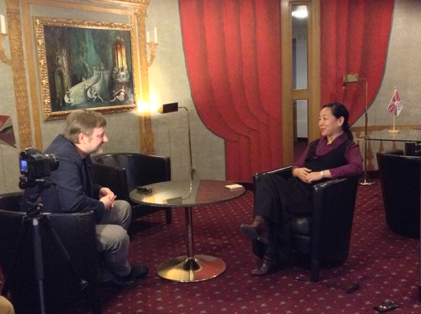 DIIR Kalon being interviewed by Satori TV