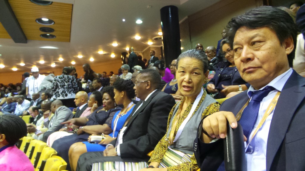 Inaugural Ceremony at Parliament, Mrs.