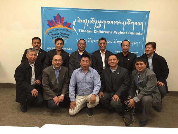 Kalon Ngodup Tsering with board members of the Tibetan Children's Project in Canada