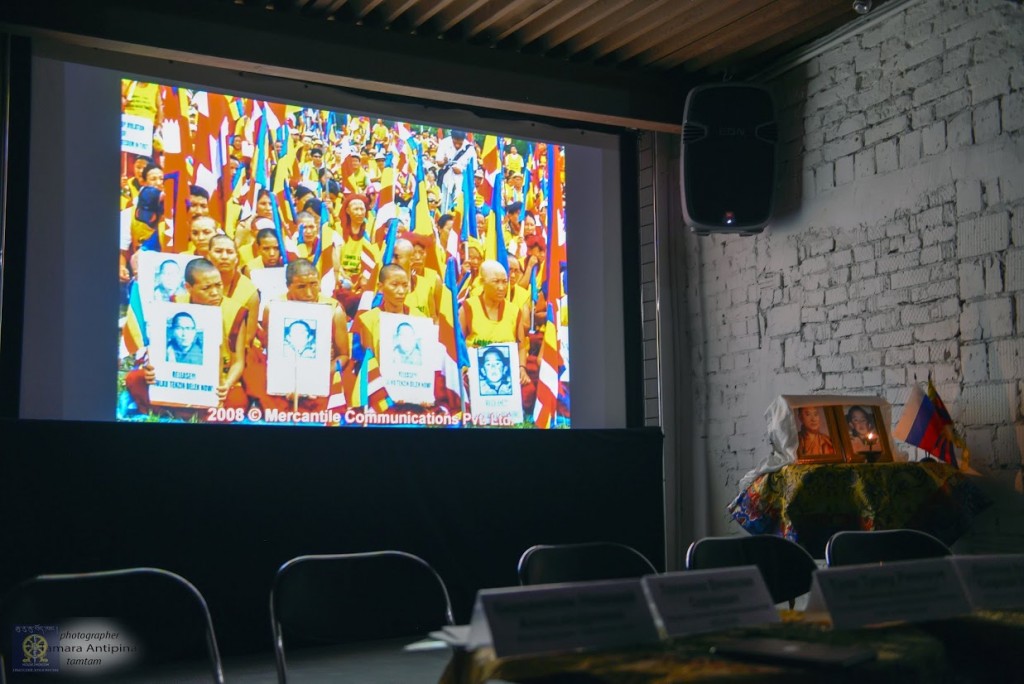 Screening of the video about the Panchen Lama, based on the archival footages and photos, produced by the Tibet House in Moscow.