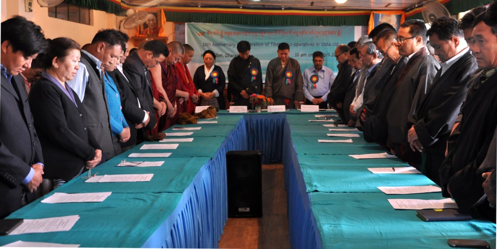 Observing a minute's silence on the 10th anniversary of FTCI. 