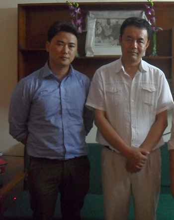 Health Kalon Mr. Tsering Wangchuk with Dr. Sonam Topgyal