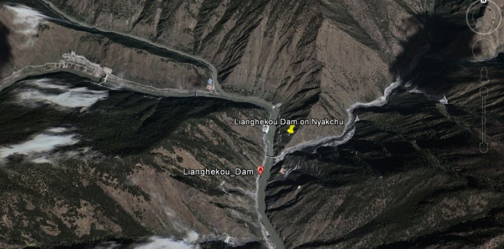 Site of the Lianghekou Dam currently under construction will be the highest embankment Dam in China