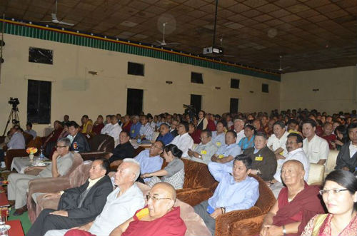 Kalons and Secretaries of CTA along with representatives of Tibetan NGOs based in Dharamshala at the annual founding day celebration of TIPA.