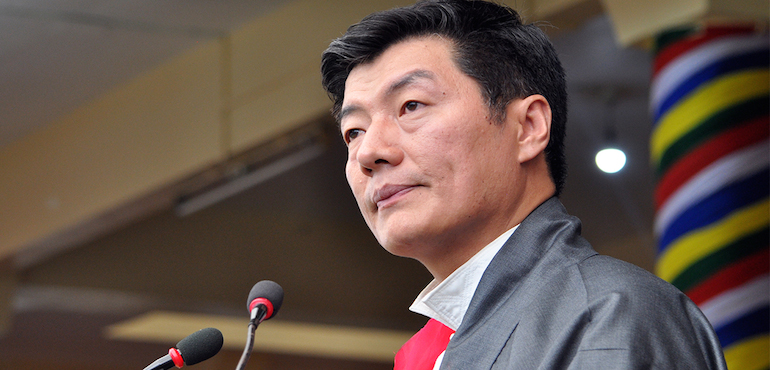 Sikyong Dr. Lobsang Sangay, the democratically elected political leader of the Tibetan people.