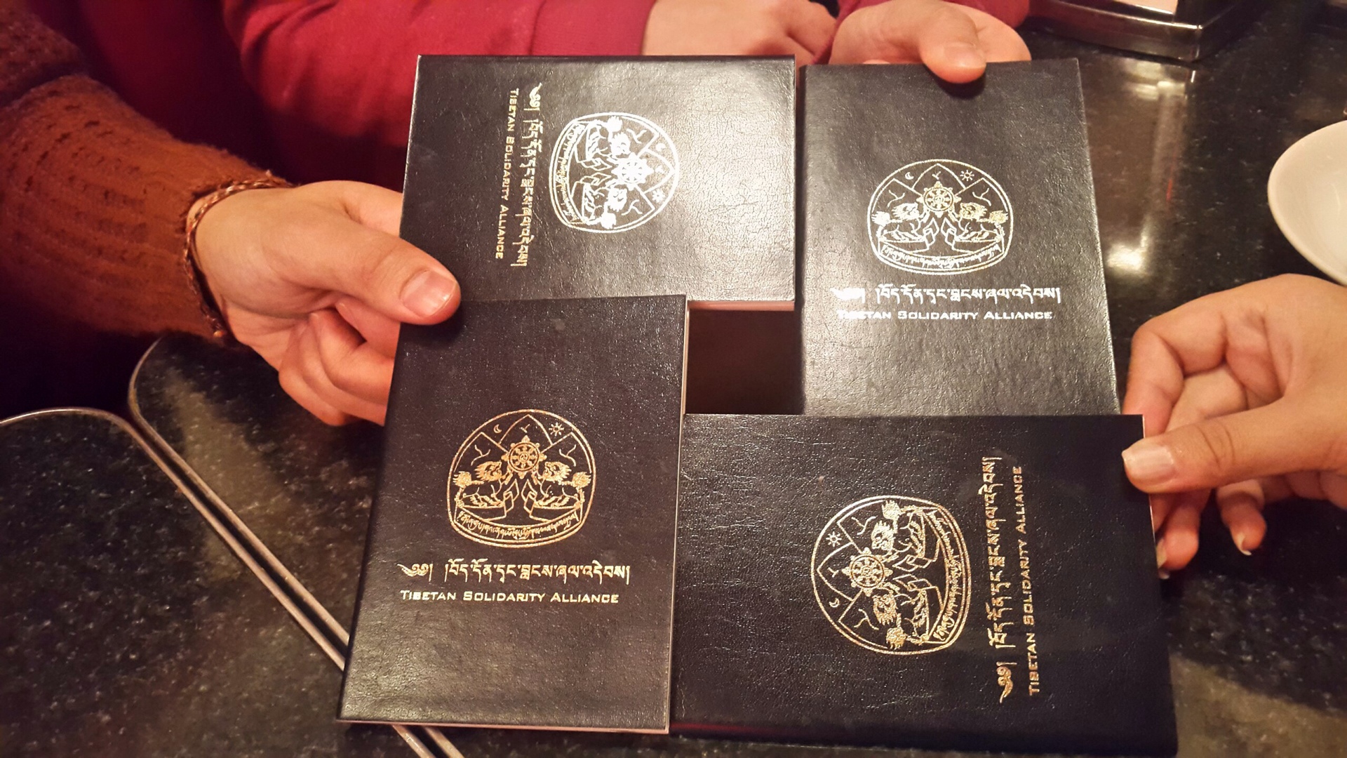 Blue books for Tibet.