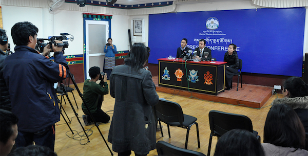 The press conference by Department of Health at DIIR Lhakpa Tsering hall, 5 February 2016.