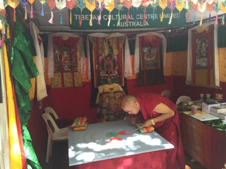 The ACT Tibetan Community sold momos to hungry festival participants/ img: Anica Niepraschk