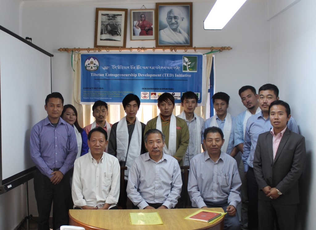 Finance Kalon Tsering Dhundup with 