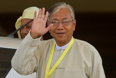 Mr Htin Kyaw, the new President of Myanmar.