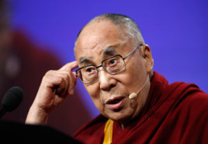 His Holiness the Dalai Lama addressing the US Conference of Mayors in Indianapolis, IN, USA on June 26, 2016. Photo/Chris Bergin