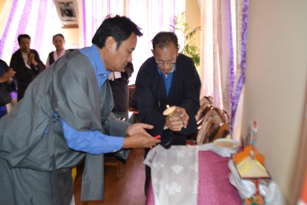 Health Kalon Choekyong Wangchuk with health Secretary (acting) Mr Chime Rigzin, 3 June 2016.