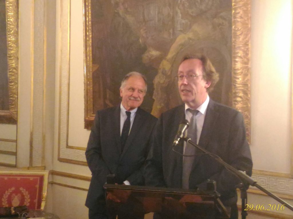 Co-Presidents of Tibet Group in the French National Assembly, Deputy Mr. Jean-Patrick Gilles and Deputy Mr. Noel Mamere