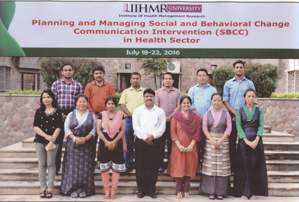 Workshop participants with SBCC professors.