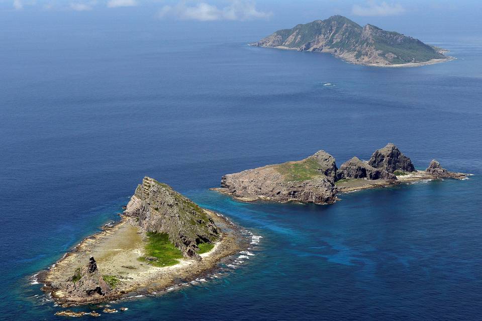 A group of disputed islands, known as Senkaku in Japan and Diaoyu in China, in the East China Sea. Photo: REUTERS/Kyodo/File Photo