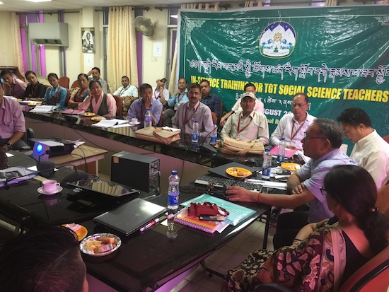 Education Kalon Ngodup Tsering speaking