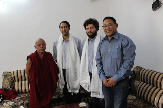 Deputy Speaker Achrya Yeshi Phuntsok of the Tibetan Parliament with Mr