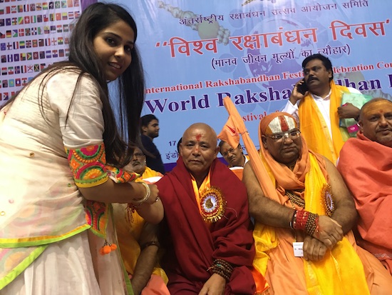 Acharya Yeshi Phuntsok, Deputy Speaker of the Tibetan Parliament-in-Exile at the festival.