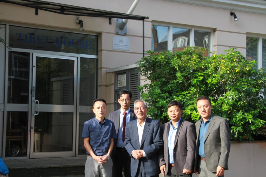 TPI scholars with Mr Thubten Samphel, Director of the think tank.