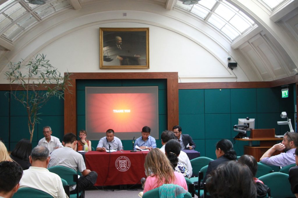 TPI scholars presenting their papers at 