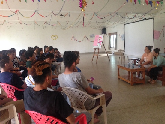 The participants at the workshop.